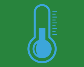 Illustration af lav temperatur