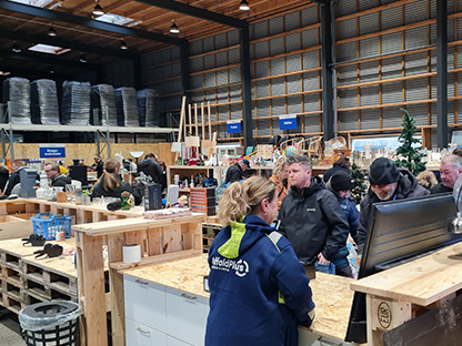 Billede af åbningen af PlusByg i Ringsted