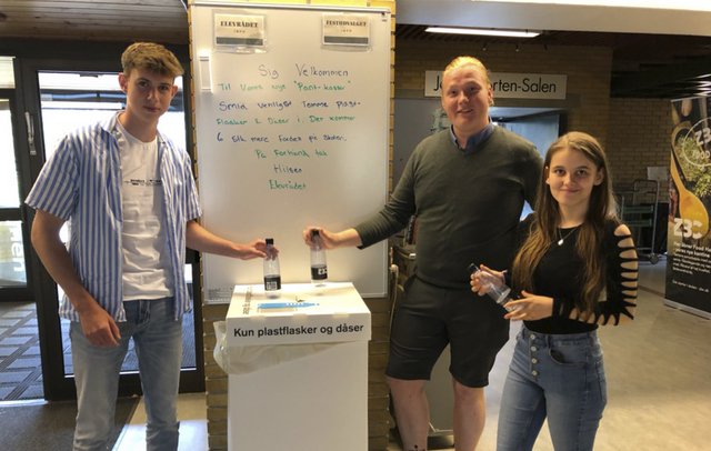 Billede af elevrådsrepræsentanter fra ZBC i Slagelse