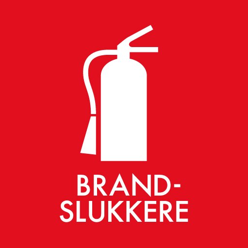 Piktogram for brandslukkere