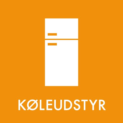 Piktogram for køleudstyr