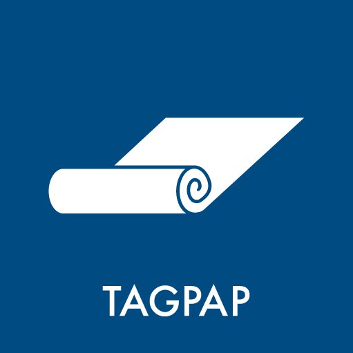 Piktogram for tagpap