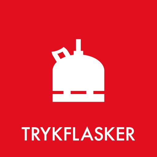 Piktogram for trykflasker