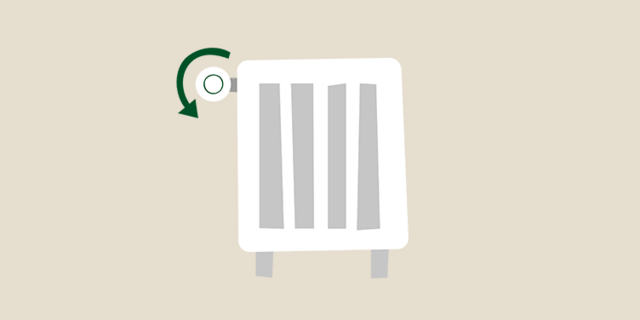 Illustration af radiator