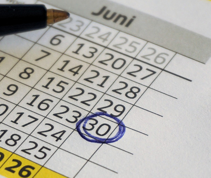 Kalender for tømning