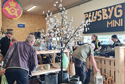 Billede af åbningen af PlusByg i Korsør