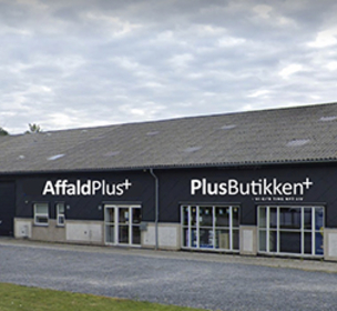Billede af facaden på PlusButikken i Slagelse