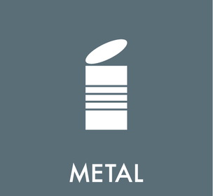 Piktogram for 'metal'