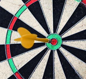 Billede af dartskive