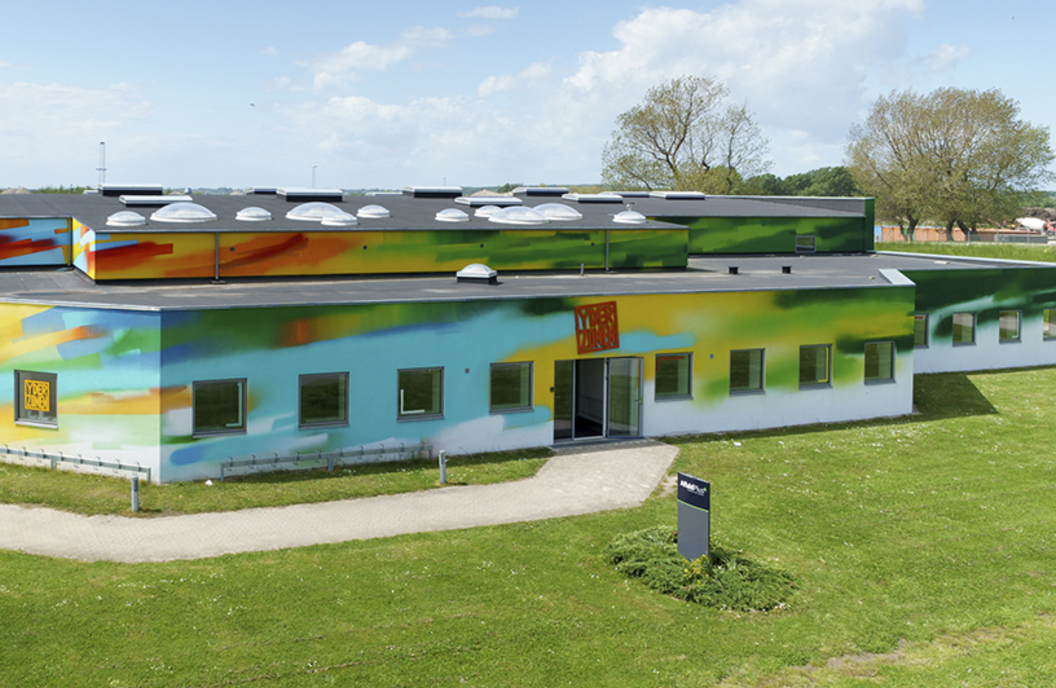 Billede af YderZonen, AffaldPlus' formidlingscenter