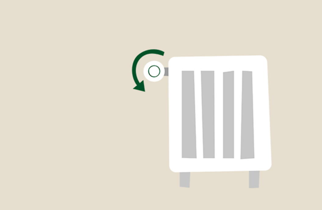 Illustration af radiator