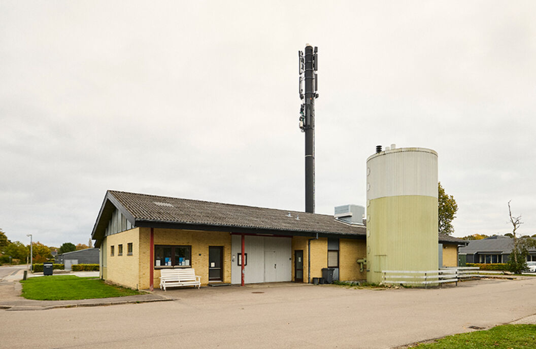 Billede af fjernvarmecentralen på Vibevej i Dianalund