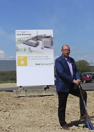 Første spadestik til Sorø Fjernvarme