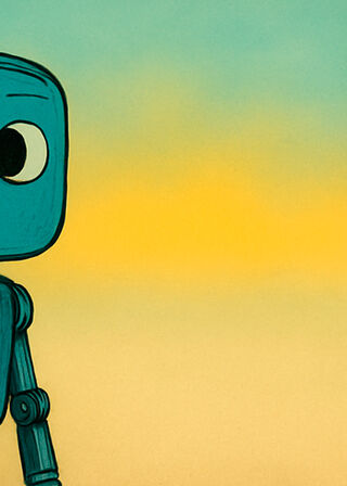 Illustration af robotten Tiidi