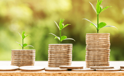 Billede af møntstabel