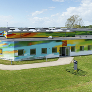Billede af YderZonen, AffaldPlus' formidlingscenter